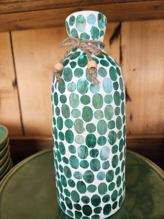 Blue Mosaic Jar
