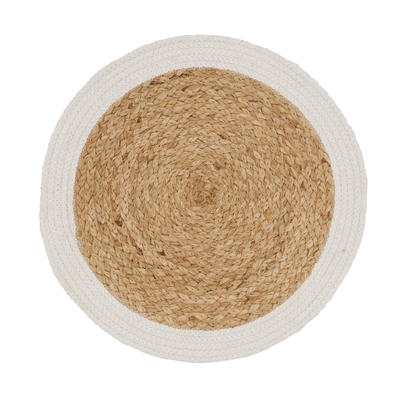 Jute Braided Placemats - White