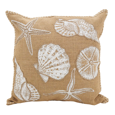Seashell Down Filled Pillow - Natural