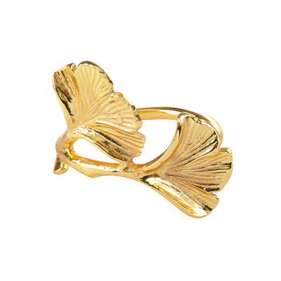 Gingko Napkin Ring set of 4