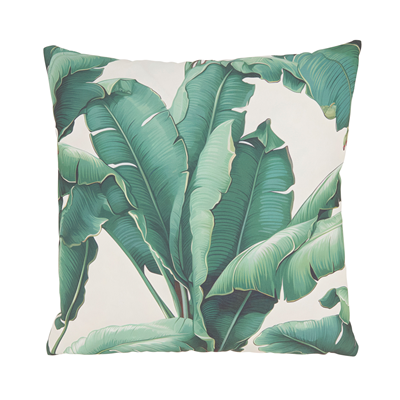 Banana Leaf Outdoor Poly Pillow