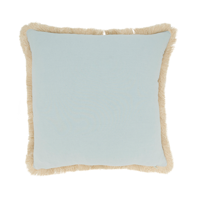 Floral Blue Down Filled Pillow