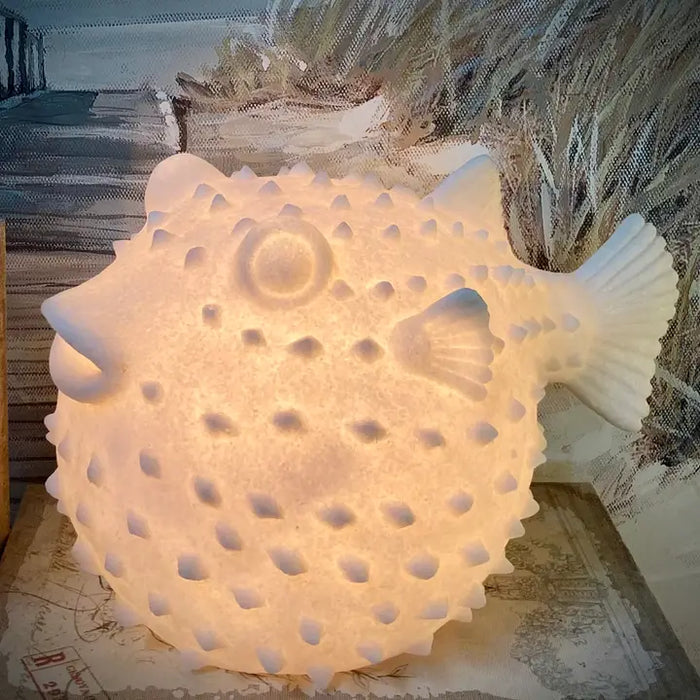 Puffer Fish Lamp