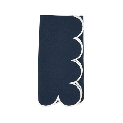 Scalloped Napkins set of 4