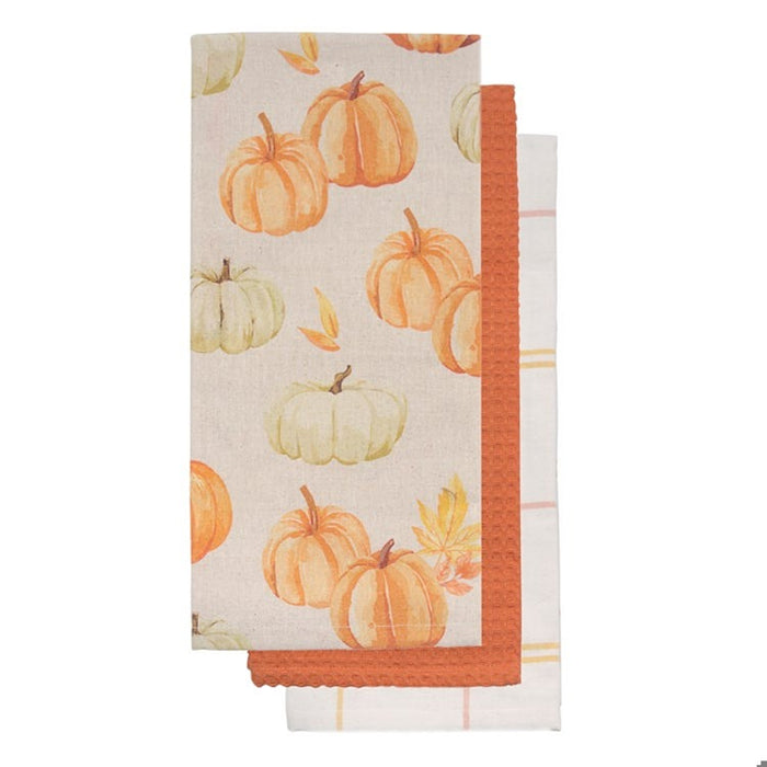 Pumpkin Patch Tea Towels Set