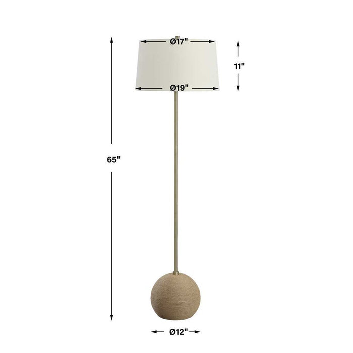 Captiva Floor Lamp Brass