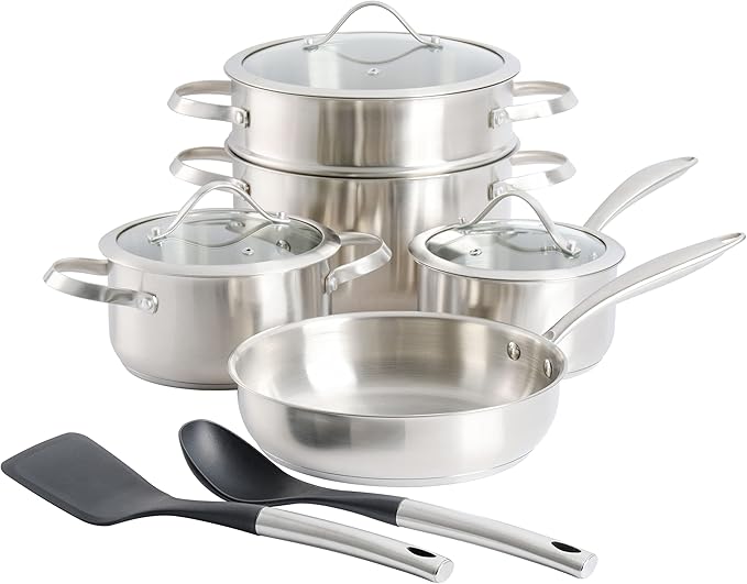 Aiden 10pc. Cookware Set