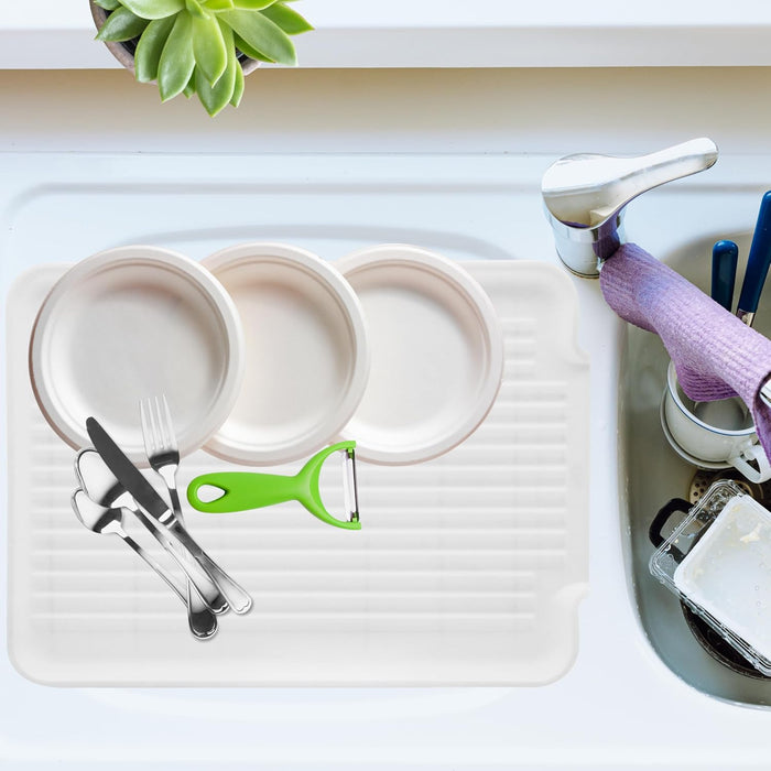 White Draining Board