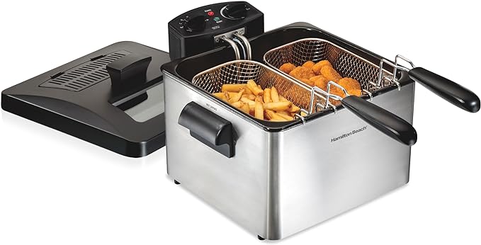 2 basket deep fryer