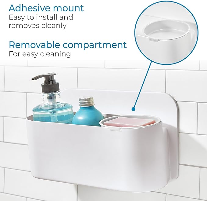 Self-Adhesive w/Soap Basket