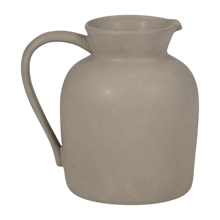Ceramic Gray Pitcher Vase
