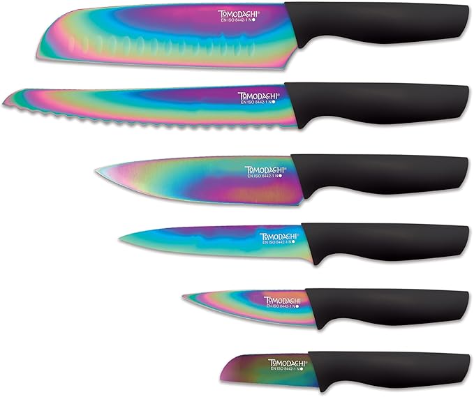 Rainbow Titanium Black 12pc. Cutlery Set