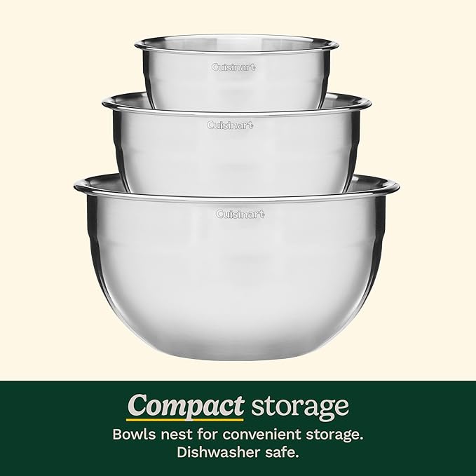 3pc. Cuisinart Mixing Bowl Set