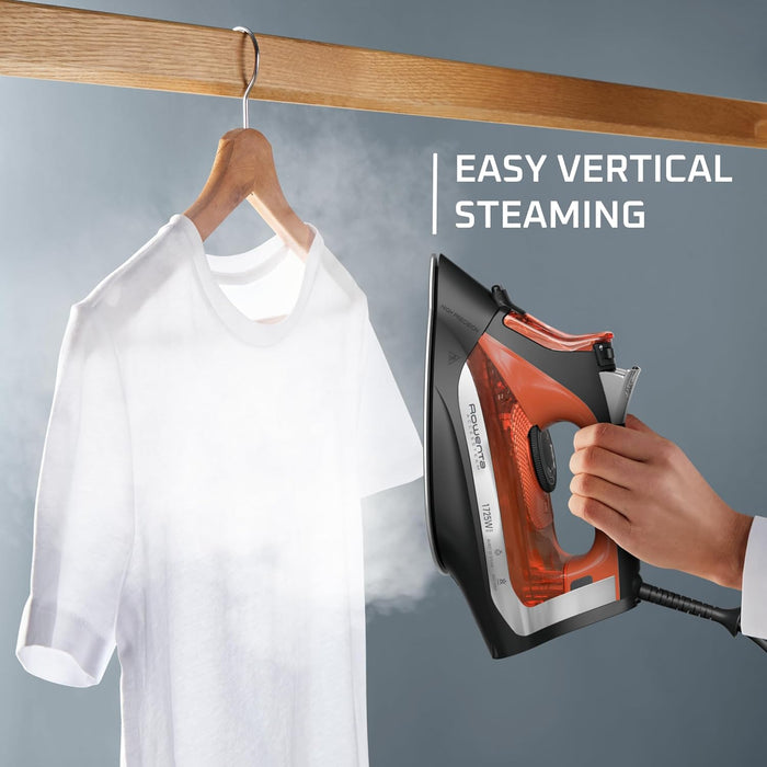 Rowenta Iron - Orange & Black