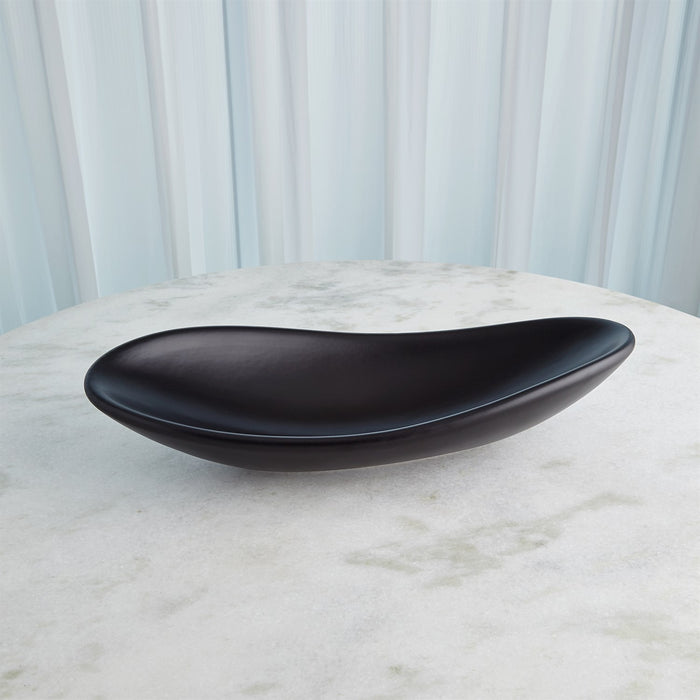 Oblong Platter Bowl - Matte Black