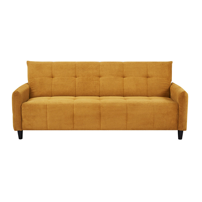 Tufted Sofa Bed- Mustard