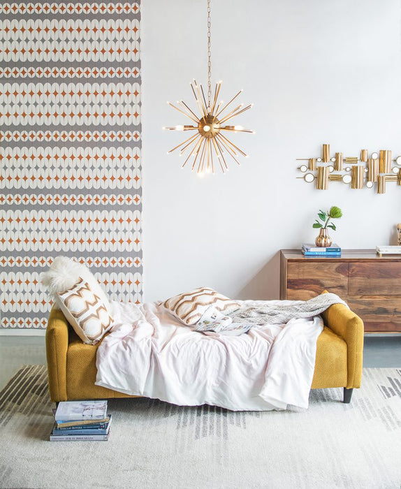 Tufted Sofa Bed- Mustard