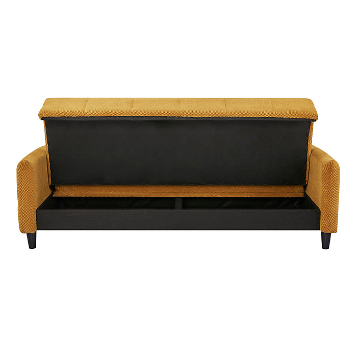 Tufted Sofa Bed- Mustard