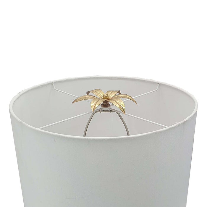 Gold Iron Leaf Table Lamp