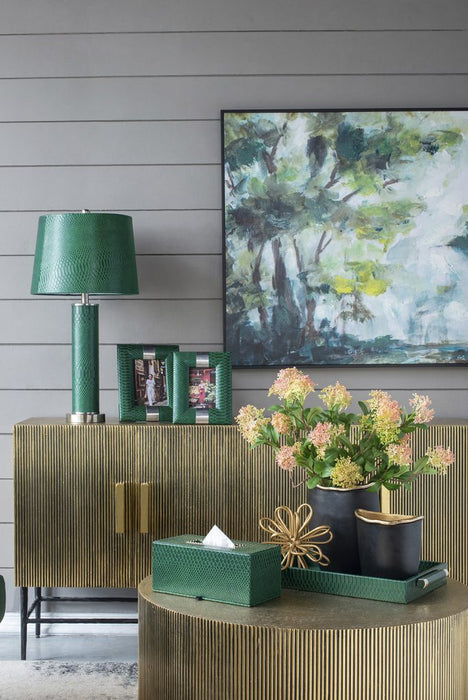 Green Tissue Box Cover