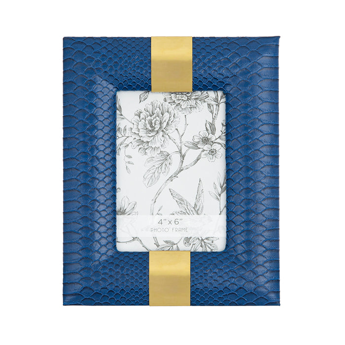 Navy w/Gold Photo Frame