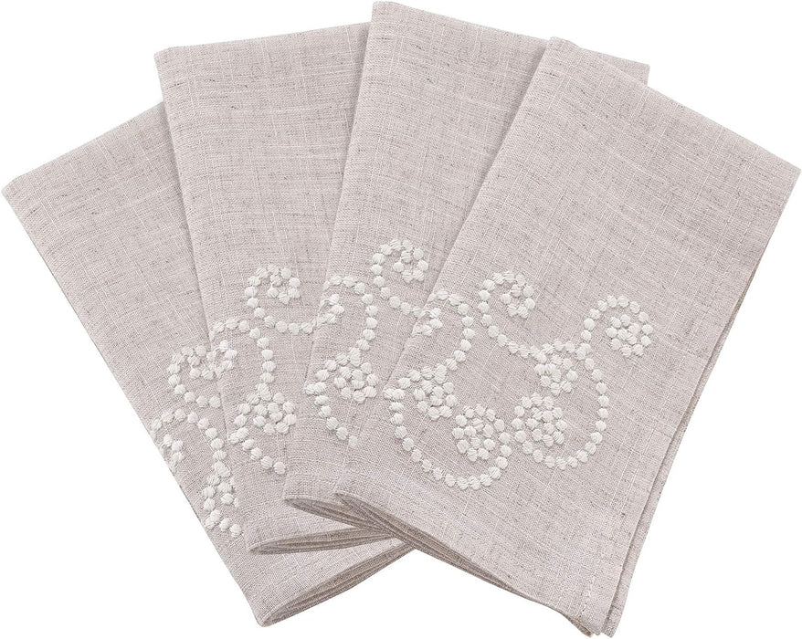 Swirl Embroidered Napkin