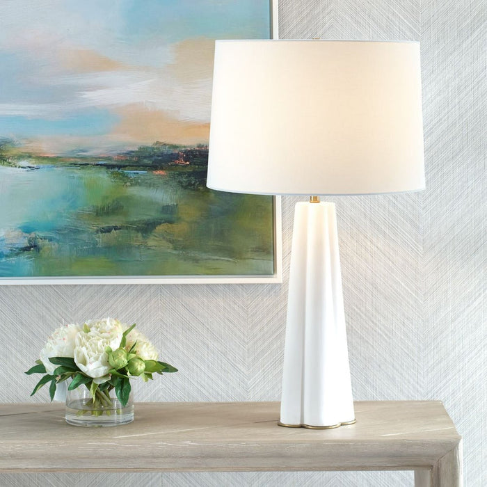 White Glazed Lamp