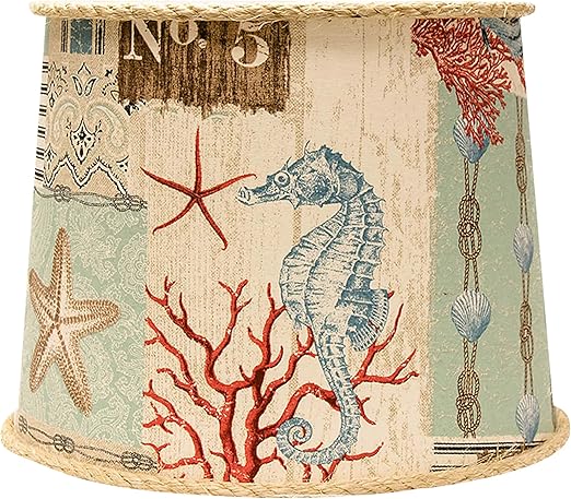 Nautical Patchwork Lamp Shade