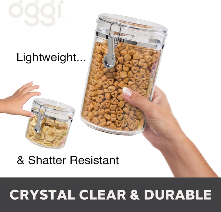 Oggi Clear Canister w/Scoop