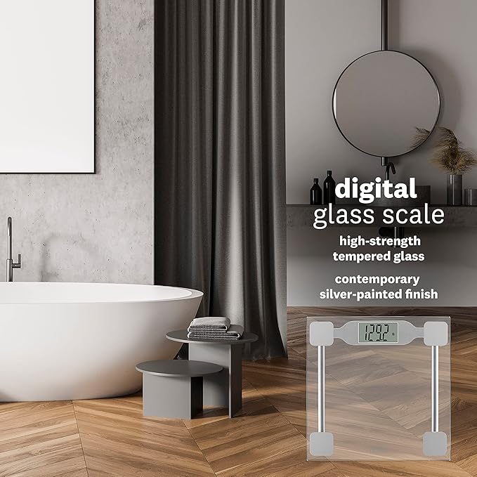 Digital Clear Glass Scale