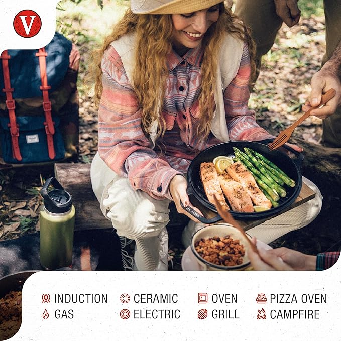 10" Victoria Grill Skillet