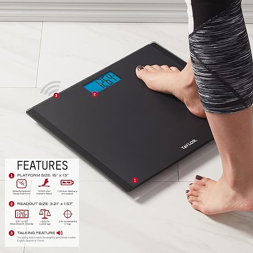 Digital Talking Bathroom Scale