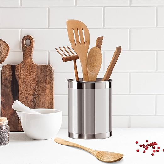 Stainless Steel Utensil Holder - Small