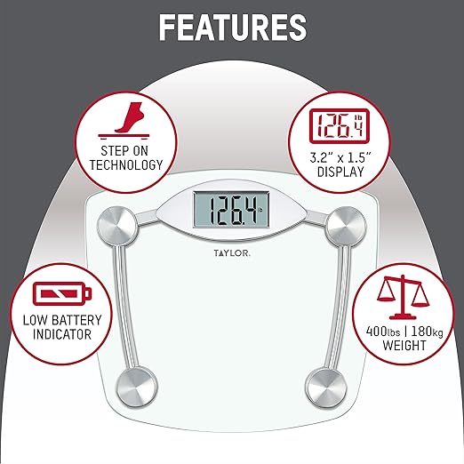 Digital Chrome Bathroom Scale
