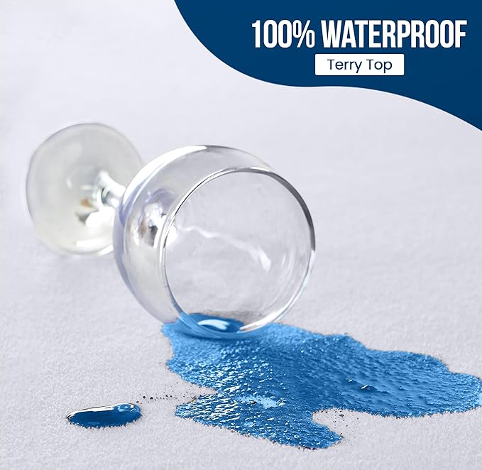 Utopia Bedding Waterproof Mattress Protector