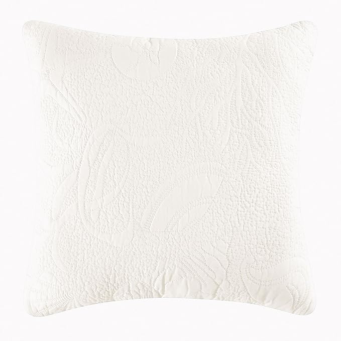 White Shell Matelasse Euro Sham