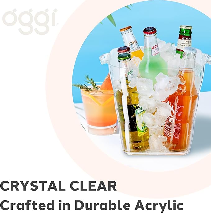 Clear Square Ice Bucket