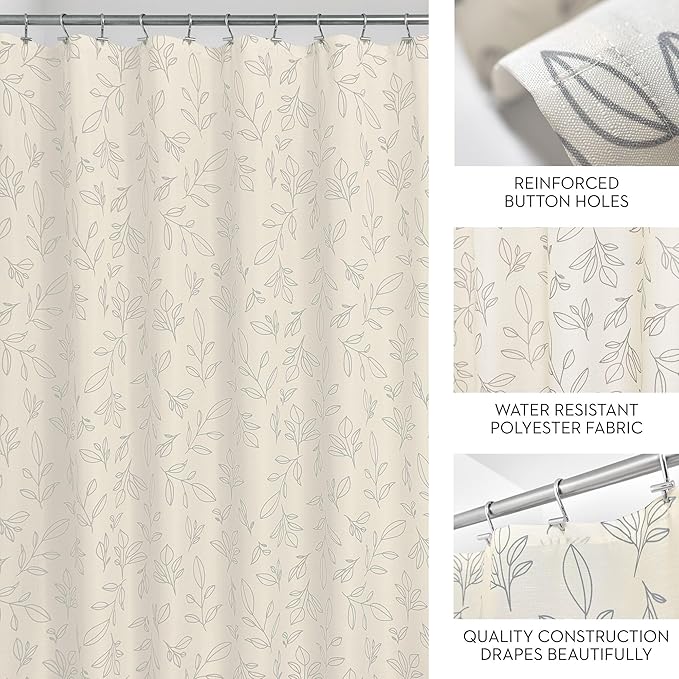 Bohemian Leaves Shower Curtain
