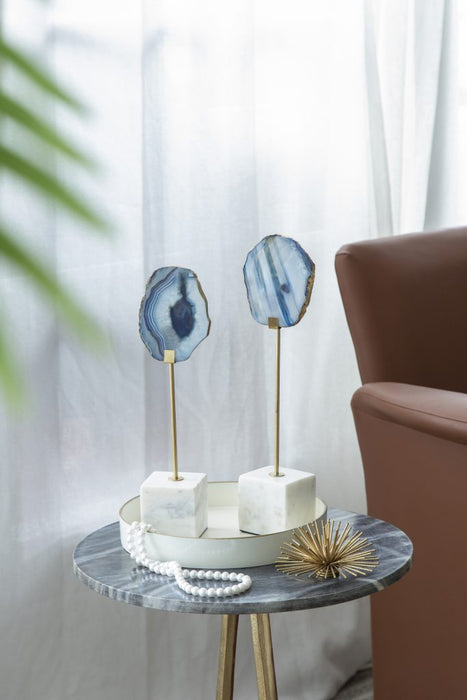 Blue Agate Decor Statuary