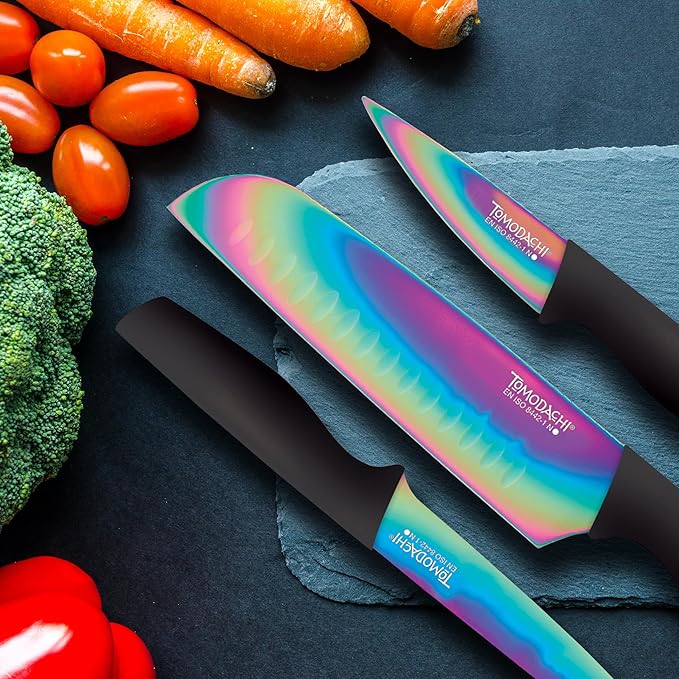 Rainbow Titanium Black 12pc. Cutlery Set