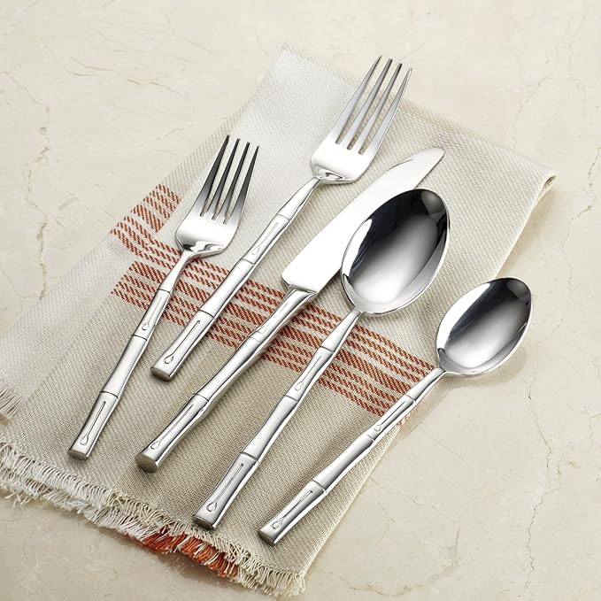 Bamboo 20pc. Flatware Set