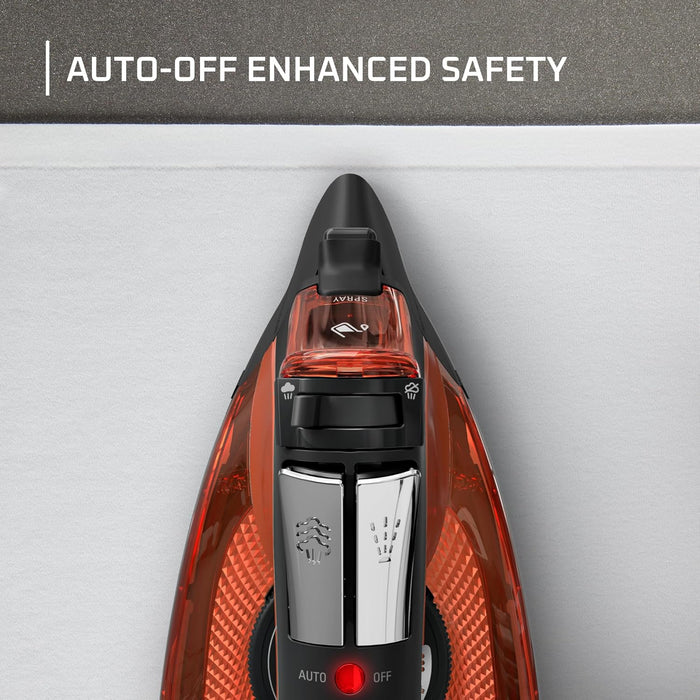 Rowenta Iron - Orange & Black