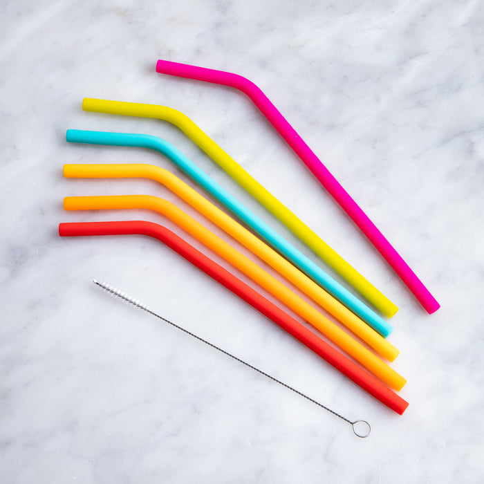 Joie Silicone Straws w/Brush
