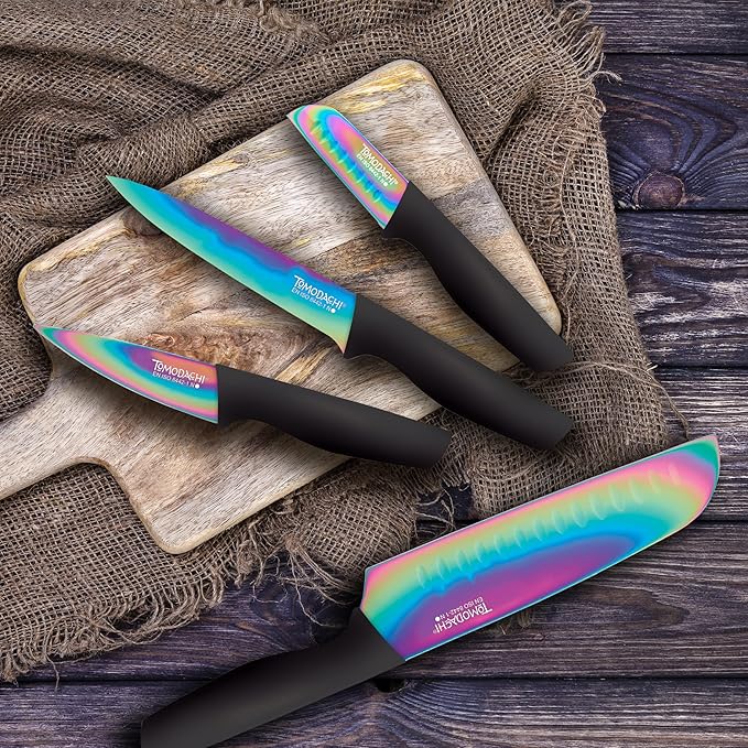 Rainbow Titanium Black 12pc. Cutlery Set