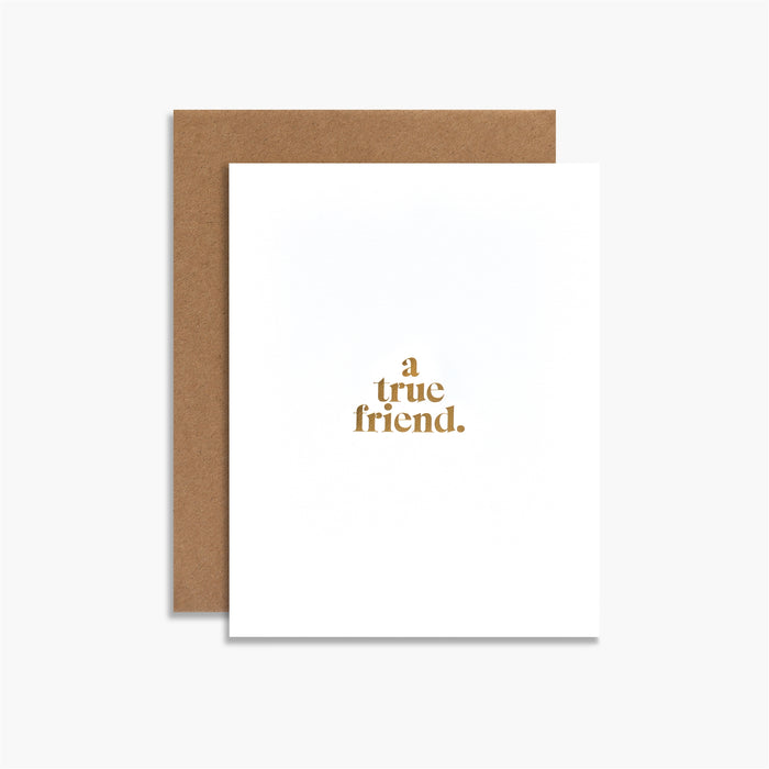 A True Friend Greeting Card