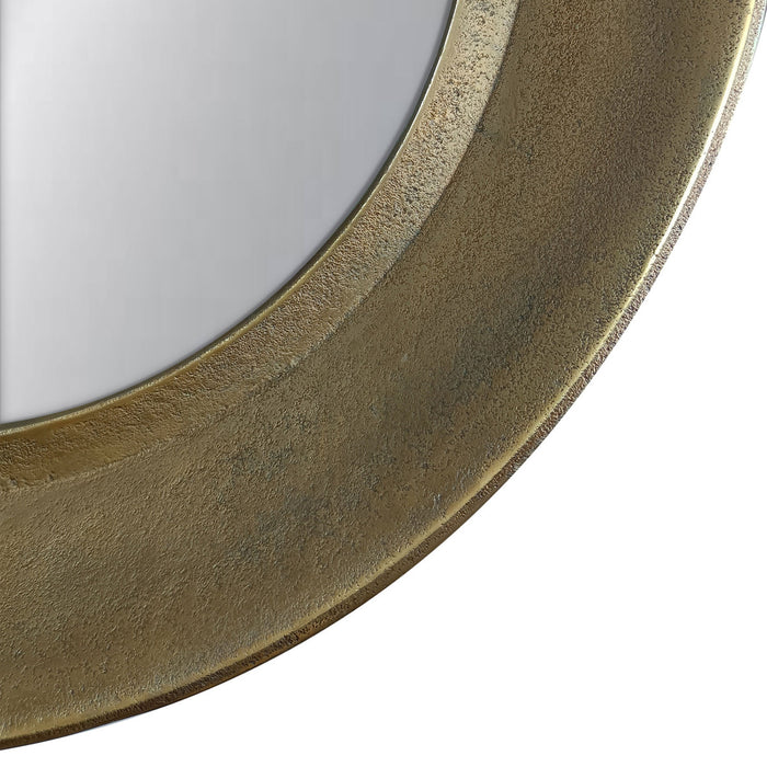 Antique Textured Metal Mirror