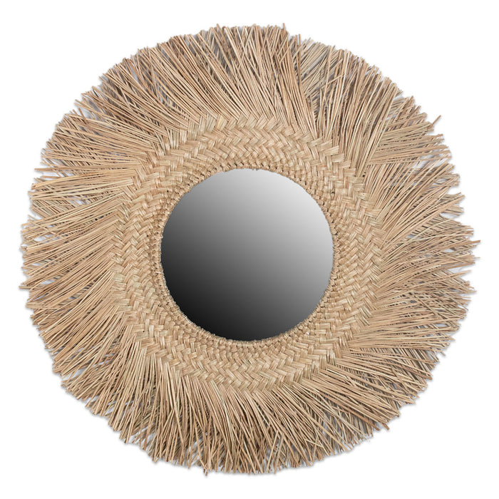 Cade Angled Seagrass Mirror