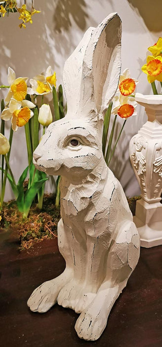 Sitting Bunny - White