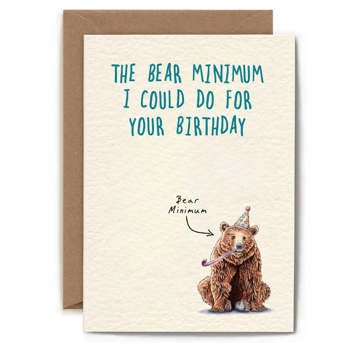 Bear Minimum Card