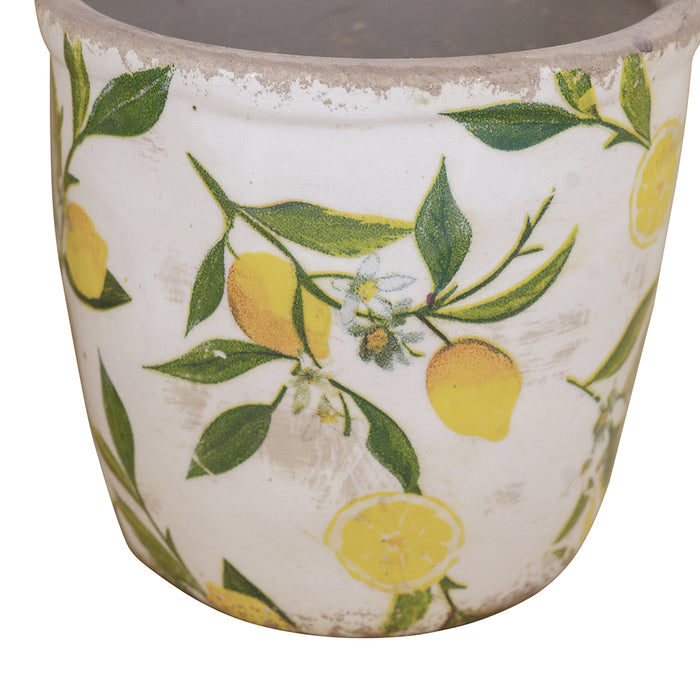 Lemon Ceramic Planter Pot